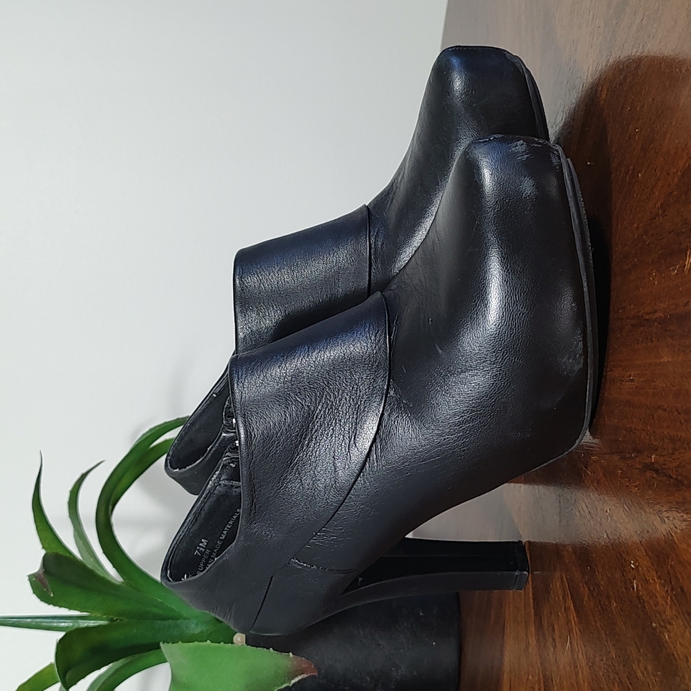Shoes: 4" Heeled Leather Booties